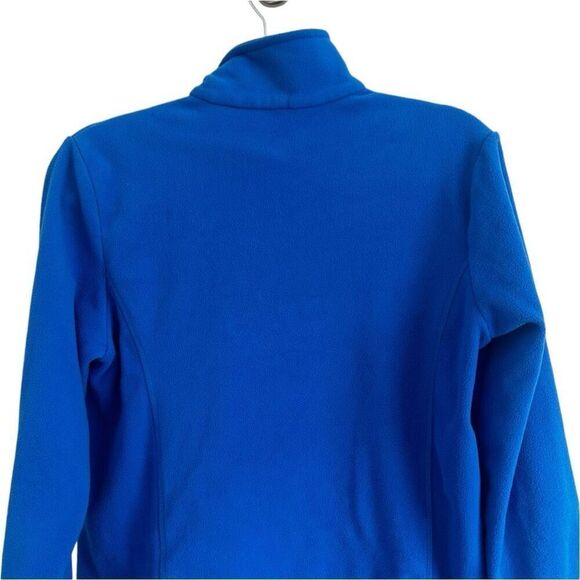 Lands' End Cobalt Blue Performance Fleece Sweater Womens Size S Hiking Athletic - Picture 6 of 11